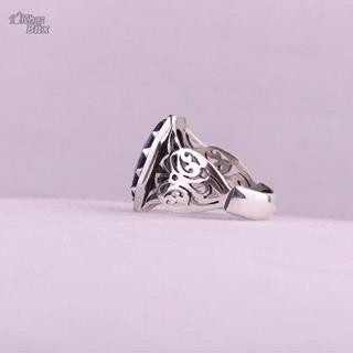 انگشتر یاقوت کبود افریقایی اصل مردانه