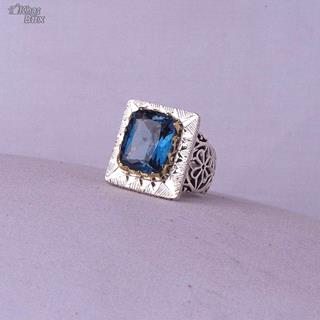 انگشتر توپاز لندن اصل مردانه