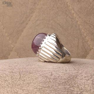 انگشتر یاقوت سرخ آفریقایی اصل دامله مردانه