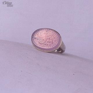 انگشتر عقیق کبود خطی مردانه