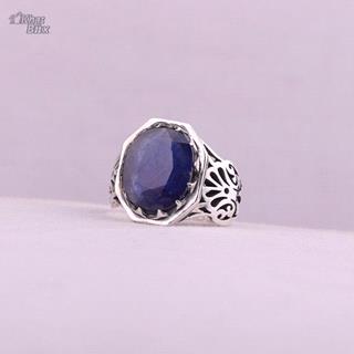 انگشتر یاقوت کبود افریقایی اصل مردانه