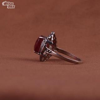 انگشتر یاقوت سرخ آفریقایی اصل زنانه