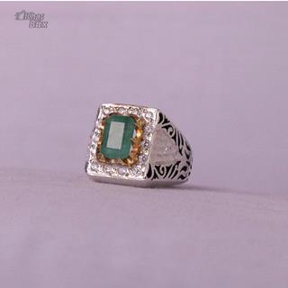 انگشتر  زمرد زامبیا اصل مردانه