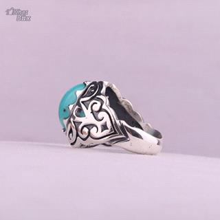 انگشتر  فیروزه نیشابوری اصل احیا شده مردانه