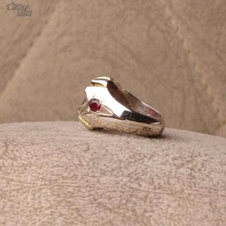 انگشتر یاقوت سرخ آفریقایی اصل مردانه