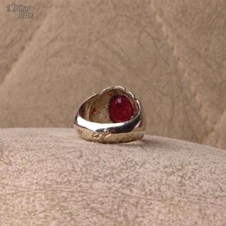 انگشتر یاقوت سرخ آفریقایی اصل مردانه