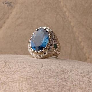 انگشتر توپاز لندن اصل مردانه