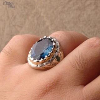 انگشتر توپاز لندن اصل مردانه