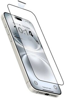 محافظ صفحه نمایش شیشه سکوریت با پوشش کامل آنتی استاتیک آیفون 17 پرو سازگار نشکن فیبکس Fibaks