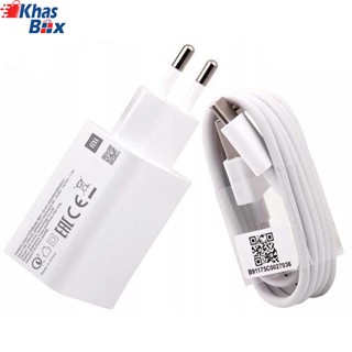 شارژر دیواری شیائومی مدل 22.5W به همراه کابل تبدیل USB اصلی سر کارتنی