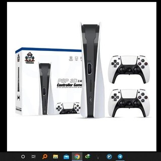 کنسول بازی پرتابل گیم استیک طرح ps5 پلی استیشن فایو مینی با دستگاه Q10