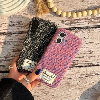 قاب بافتنی طرح Wooly Charm مناسب گوشی آیفون - iPhone 13 / صورتی