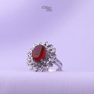 انگشتر نقره عقیق یمنی زنانه 