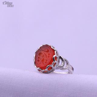 انگشتر عقیق خطی زنانه