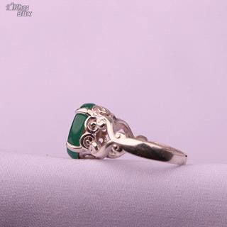 انگشتر عقیق سبز زنانه