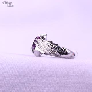 انگشتر الکساندریت درجه یک رکاب دستساز