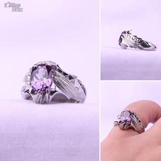 انگشتر الکساندریت درجه یک رکاب دستساز