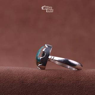 انگشتر فیروزه نیشابور اصل دستساز زنانه