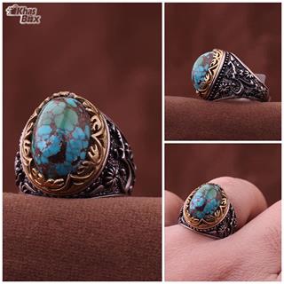 انگشتر مردانه  فیروزه نیشابور