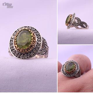 انگشتر زبرجد مردانه اصل