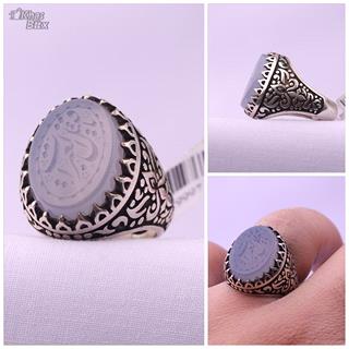 انگشتر مردانه عقیق کبود 