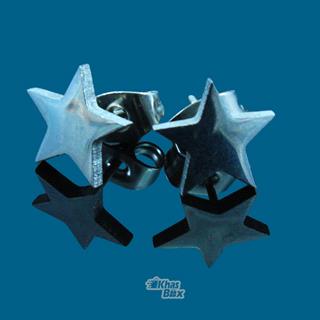 گوشواره نقره ای ظریف طرح ستاره مدل GT-22 