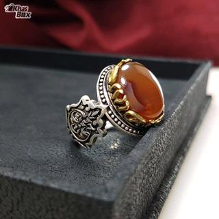 انگشتر نقره عقیق یمنی اصل مردانه