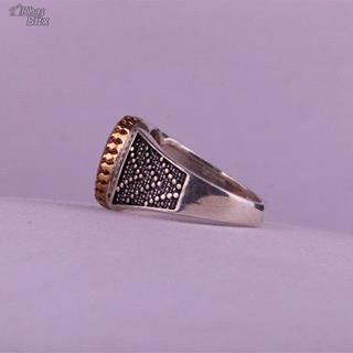 انگشتر الکساندریت هفت رنگ مردانه 