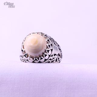 انگشتر نقره عقیق باباقوری یمنی مردانه