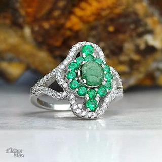 انگشتر زمرد زنانه زامبیا