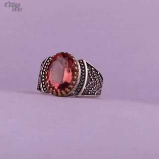 انگشتر الکساندریت هفت رنگ مردانه 