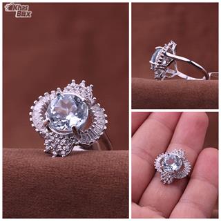 انگشتر زنانه توپاز سوئیس اصل