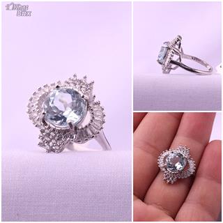 انگشتر زنانه توپاز سوئیس اصل