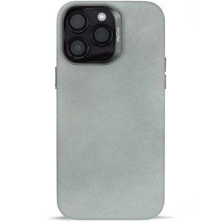 قاب گوشی اپل iPhone 16 Pro مک کوی مدل Enormous چرمی مگ‌ سیف دار