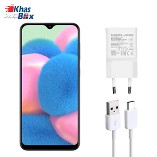 شارژر اصلی سامسونگ A30s با کابل Type C