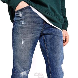 شلوار جین مردانه برند برشکا مدل BJM-02 آبی