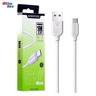 کابل تبدیل USB به microUSB بروفون مدل BX14