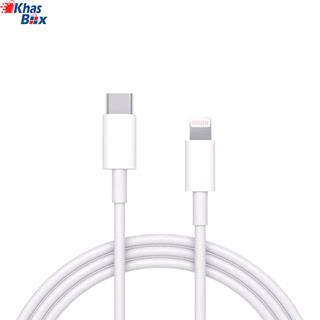 کابل اصلی تبدیل USB-C به لایتنینگ مدل A1703 طول 1متر پک اپل استوری 100% اورجینال - سفید