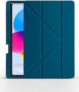 کاور تبلت IPAD A16 نسل یازدهم قاب 11 اینچی با محفظه قلم پایه سه تاشو پوشش سیلیکونی حالت خواب TEKNETSTORE