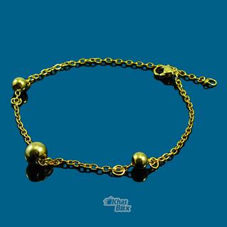 دستبند طلایی دخترانه با آویز مدل DT-65