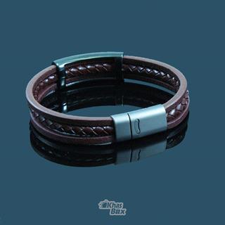 دستبند چرمی پسرانه مدل TAG HEUER