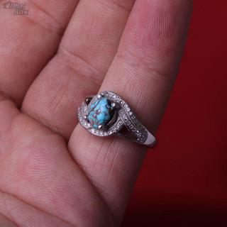 انگشتر زنانه فیروزه نیشابوری اصل طبیعی مردانه