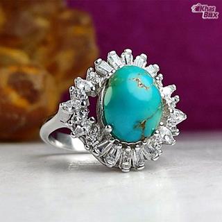 انگشتر فیروزه زنانه نیشابور اصلی