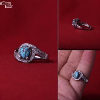 انگشتر زنانه فیروزه نیشابوری اصل طبیعی مردانه