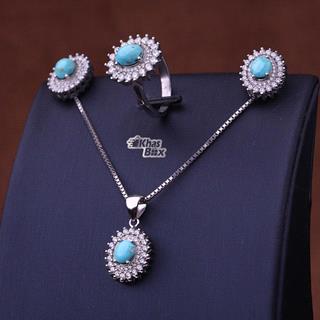 نیم ست فیروزه نیشابور زنانه