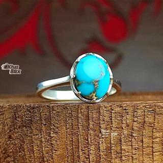 انگشتر فیروزه زنانه کد 60