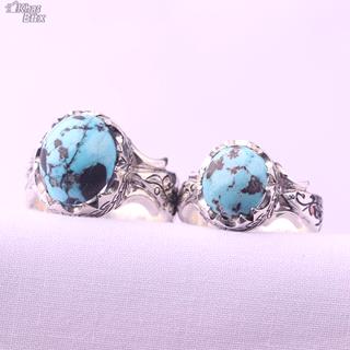 انگشتر ست فیروزه نیشابور 