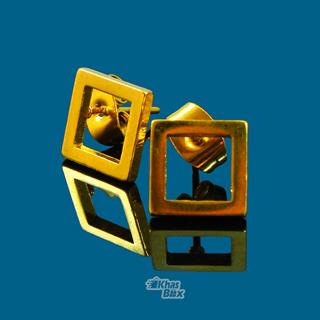 گوشواره طلایی ظریف مربعی GT-22 