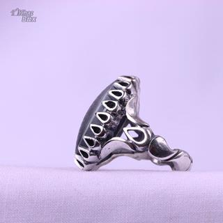 انگشتر حدید خطی نقش حرز امام رضا (ع)