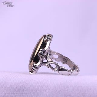 انگشتر حدید خطی مردانه نقش حرز امام رضا